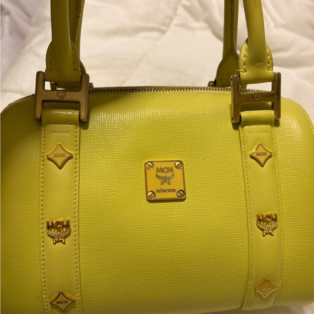 MCM  Leather Satchel